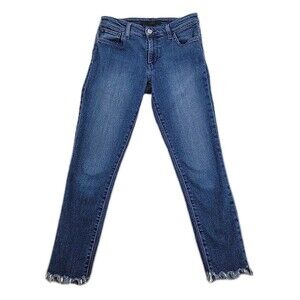 Joe's Womens Jeans Size 26x26 The Icon‎ Midrise Skinny Ankle Jagged Hem